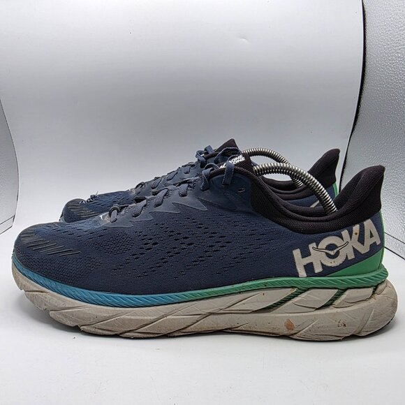 Hoka One One Mens Size 12 2E Blue Athletic Shoes Running Walking Comfort Casual - Picture 14 of 14